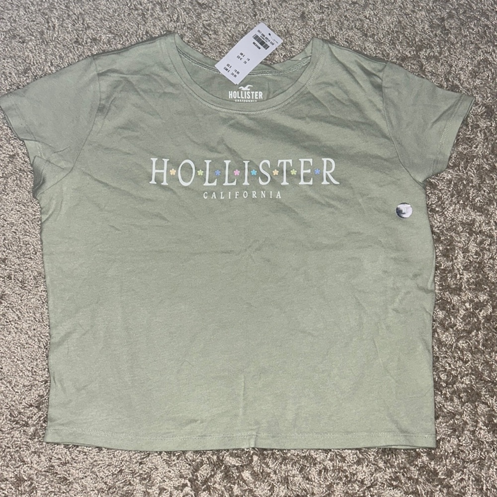 Green hollister shirt